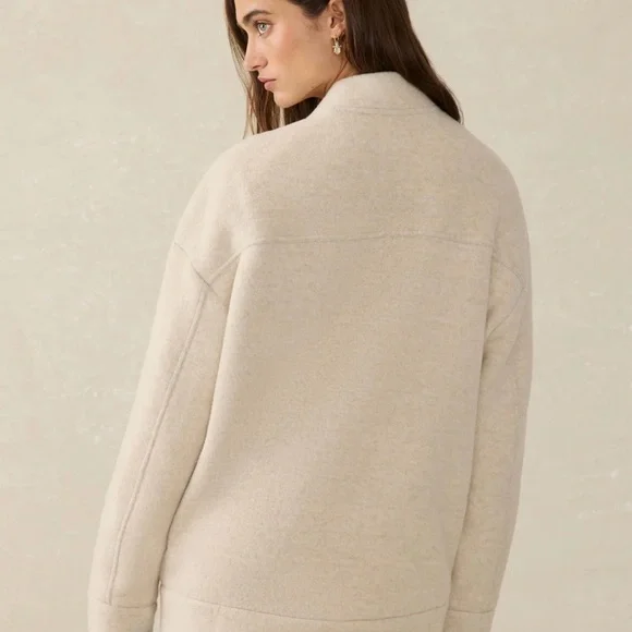 Faherty Oatmeal melange jacket - Picture 5 of 5